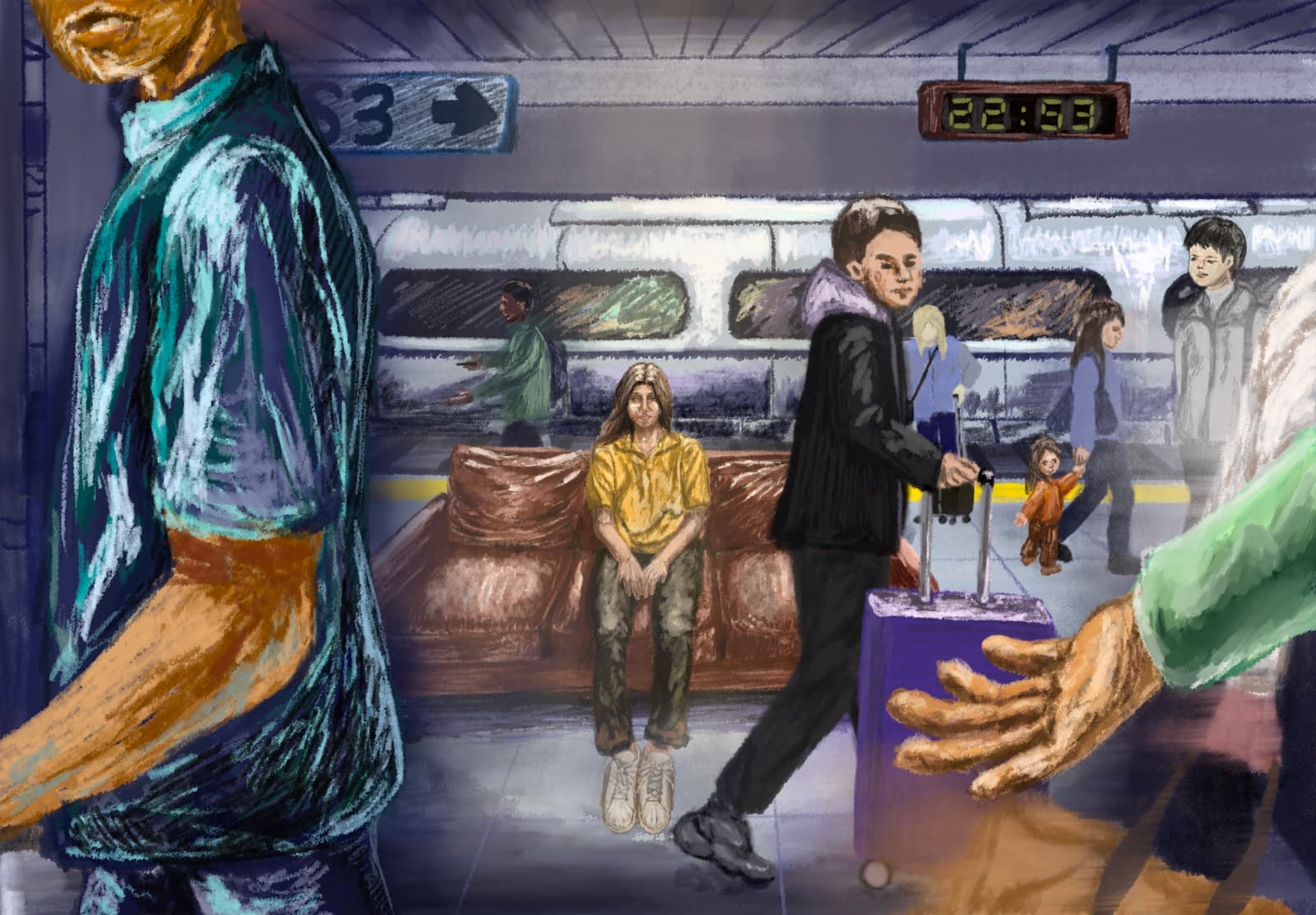 recap the feeling of not belonging when first encountered a new culture