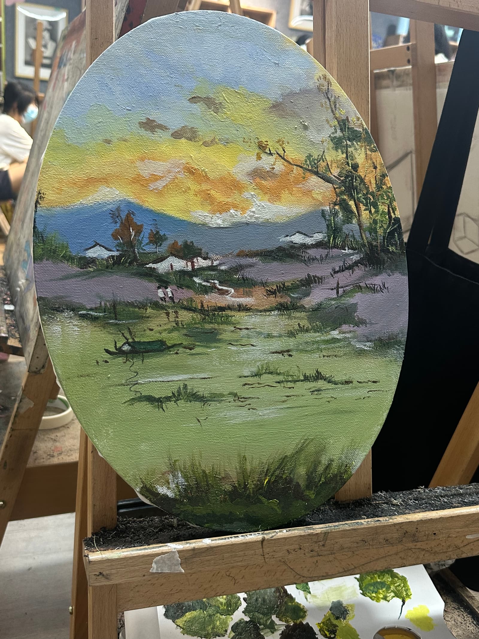 Recreated work from the Internet, practiced technique